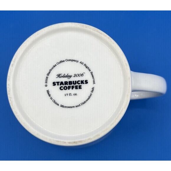 2006~Starbucks Coffee~Holiday Collector Mug~Tree~Snowflake - Picture 7 of 9